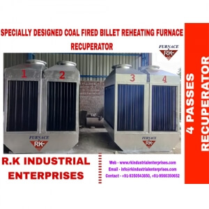 Waste Heat Recovery Recuperator Manufacturer, Supplier from India